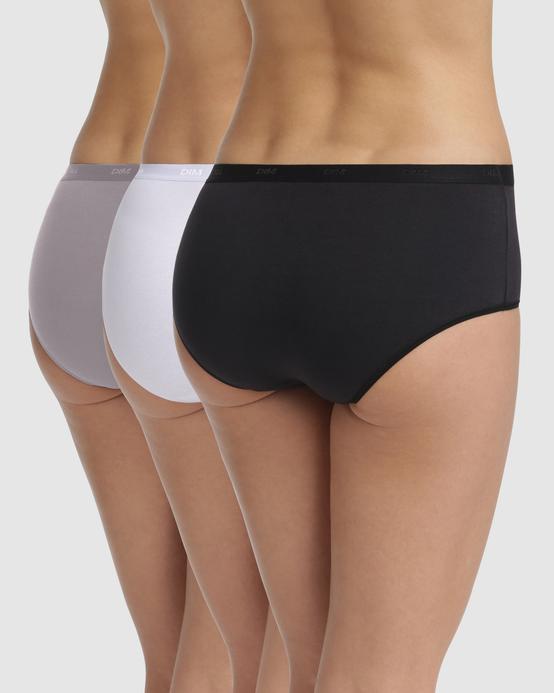Boxer femme en coton stretch (lot de 3) - Dim vue3 - DIM - GEMO