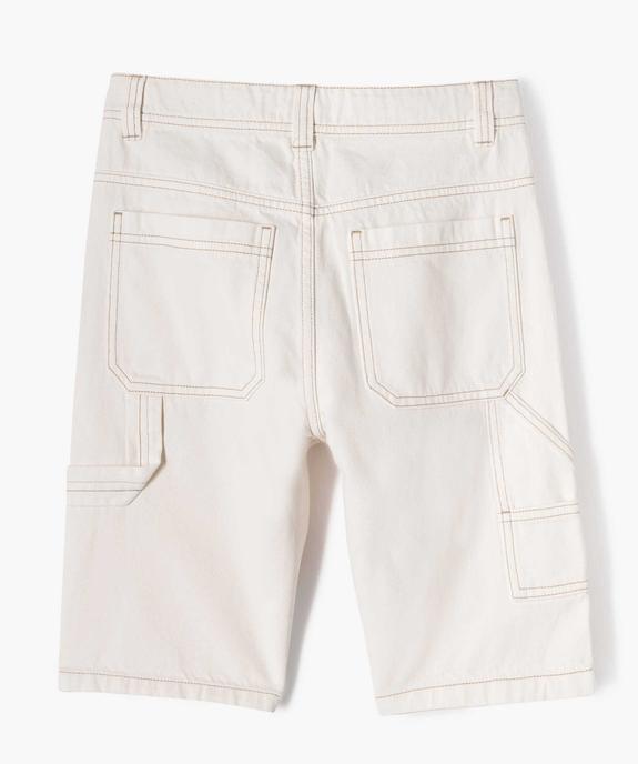 Bermuda skater avec taille ajustable garçon vue7 - GEMO 4G GARCON - GEMO