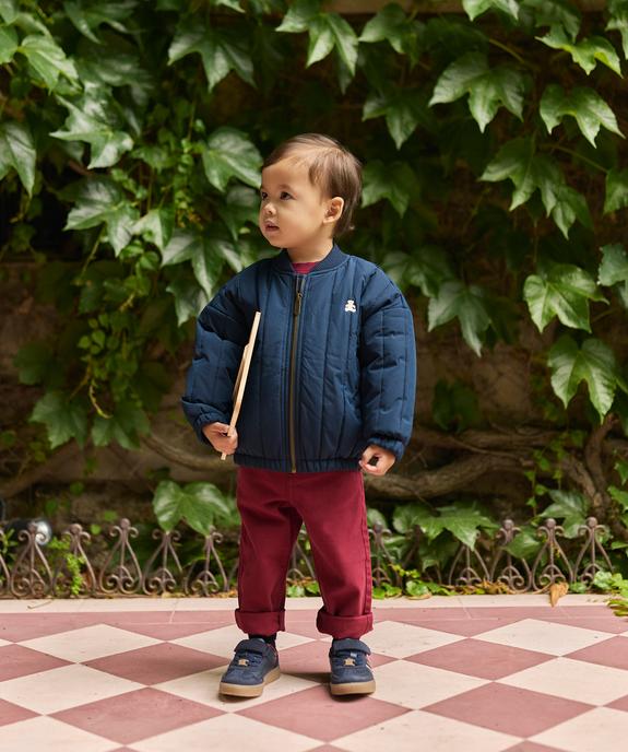 Pantalon en coton style charpentier bébé garçon - LuluCastagnette vue5 - LULU CASTAGNETTE G4G D - GEMO
