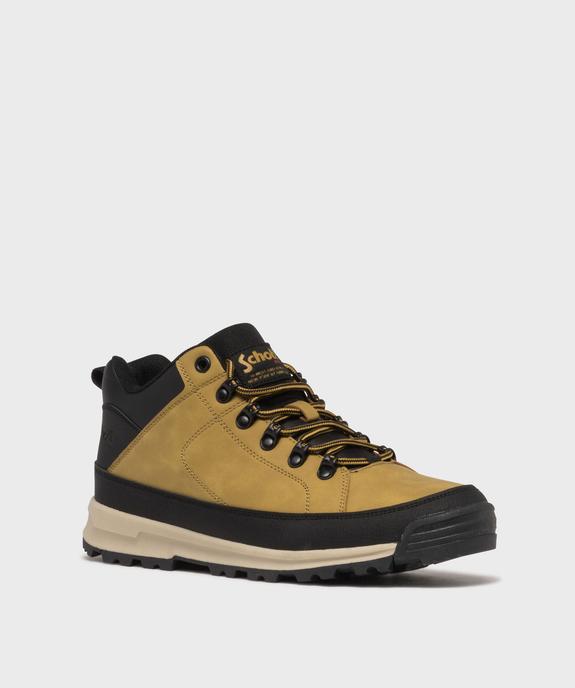 Boots sportswear mid-cut à semelle crantée homme - Schott vue2 - SCHOTT - GEMO