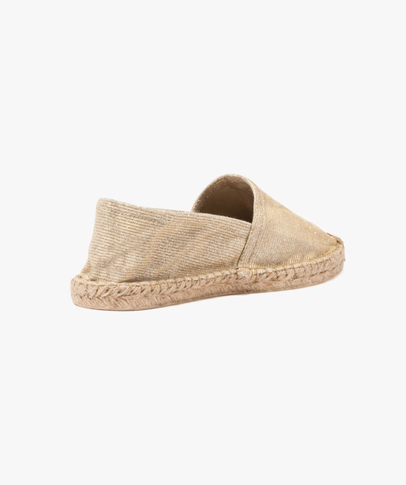 Espadrilles en textile vue4 - GEMO (PLAGE) - GEMO