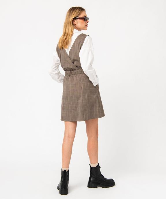 Robe sans manches avec double col V femme vue3 - GEMO(FEMME PAP) - GEMO