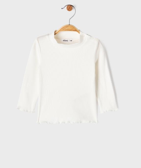 Ensemble 2 pièces bébé fille robe et tee-shirt manches longues vue4 - GEMO(BEBE DEBT) - GEMO