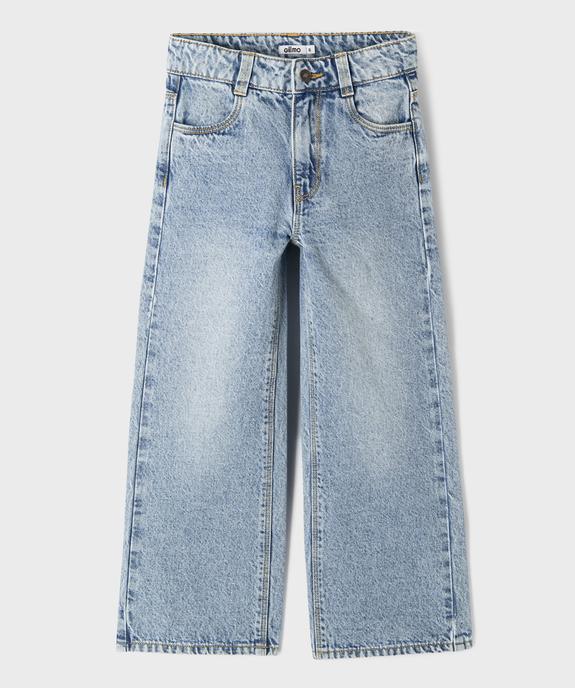 Jean Straight taille ajustable fille vue2 - GEMO 4G FILLE - GEMO