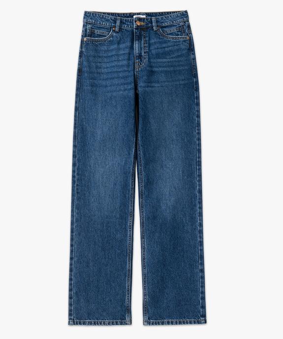 Jean Straight taille haute femme vue4 - GEMO 4G FEMME - GEMO