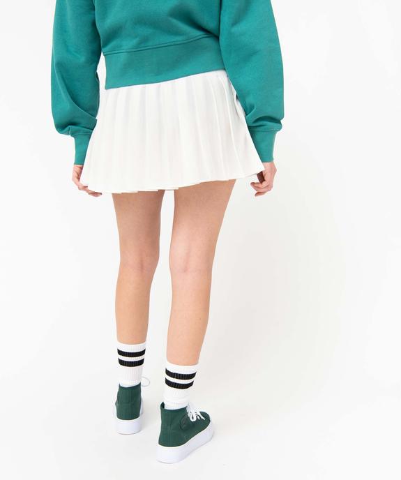 Jupe femme courte plissée - Camps United vue3 - CAMPS UNITED - GEMO