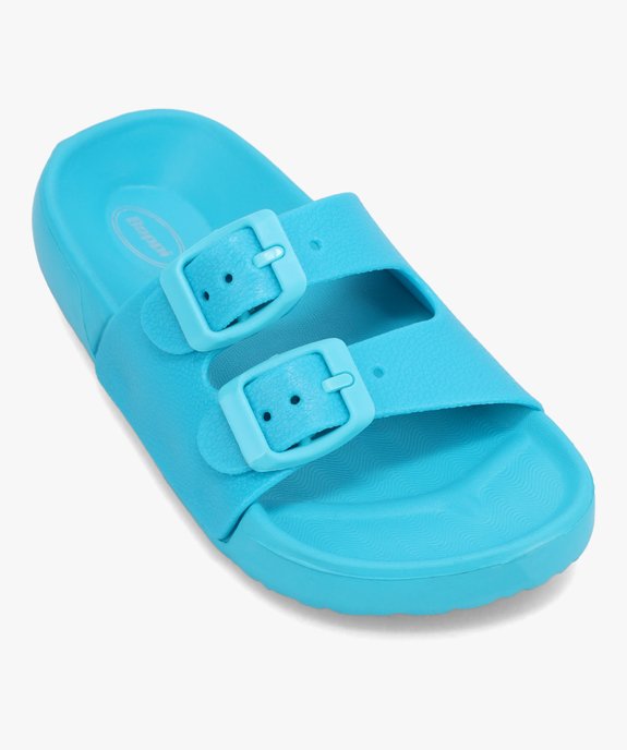 Mules de piscine fille unies à brides ajustables vue5 - GEMO (ENFANT) - GEMO