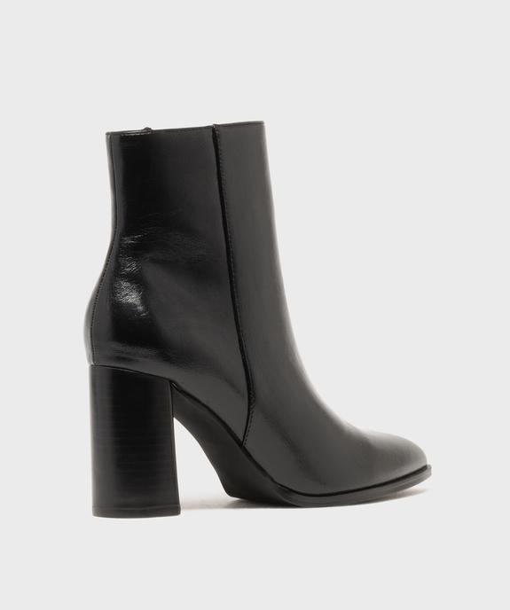 Boots à talon haut et bout pointu unies femme vue4 - FOLLOW ME - GEMO