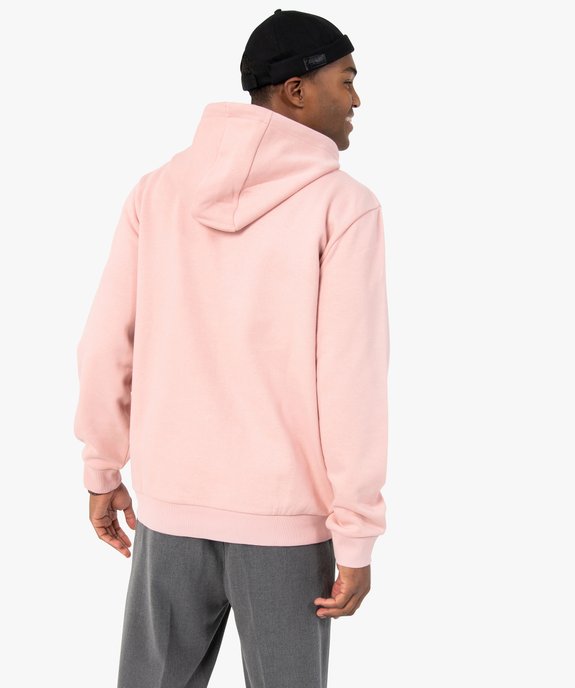 Sweat à capuche intérieur molletonné homme vue3 - GEMO 4G HOMME - GEMO