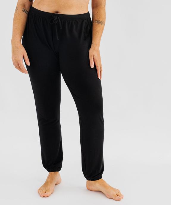 Pantalon de pyjama femme grande taille resserré dans le bas  - GEMO 4G FEMME Pantalon de pyjama femme grande taille resserré dans le bas  vue9 - GEMO 4G FEMME - GEMO