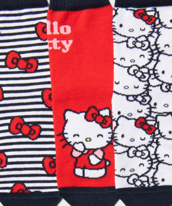 Chaussettes hautes à motifs fille (lot de 5) - Hello Kitty vue2 - HELLO KITTY - GEMO