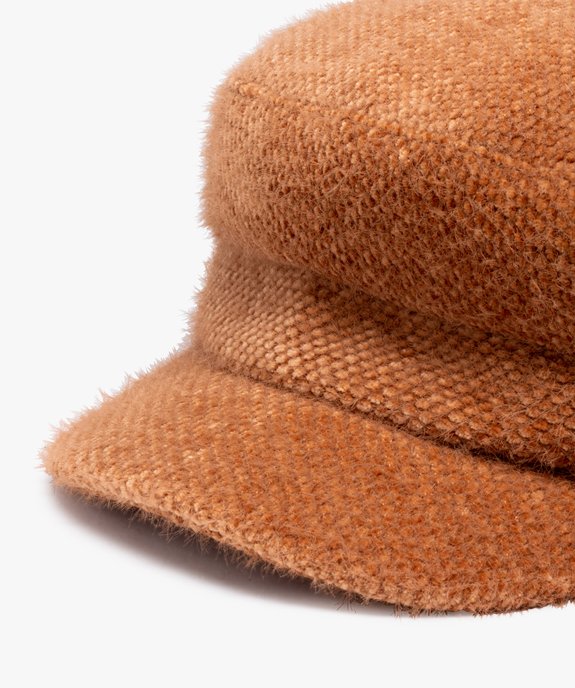 Casquette femme en maille duveteuse vue2 - GEMO (ACCESS) - GEMO