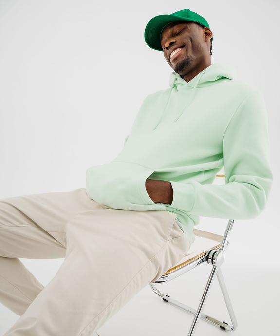 Sweat à capuche en molleton doux homme vue5 - GEMO 4G HOMME - GEMO