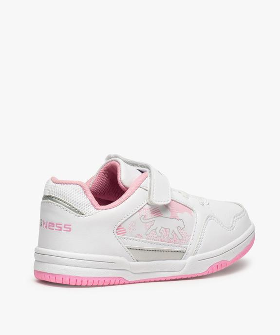 Baskets fille bicolore avec fermeture scratch - Airness vue4 - AIRNESS - GEMO