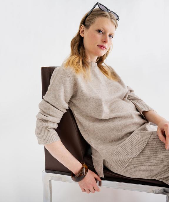 Pull de grossesse en maille extensible douillette vue6 - GEMO (MATER) - GEMO