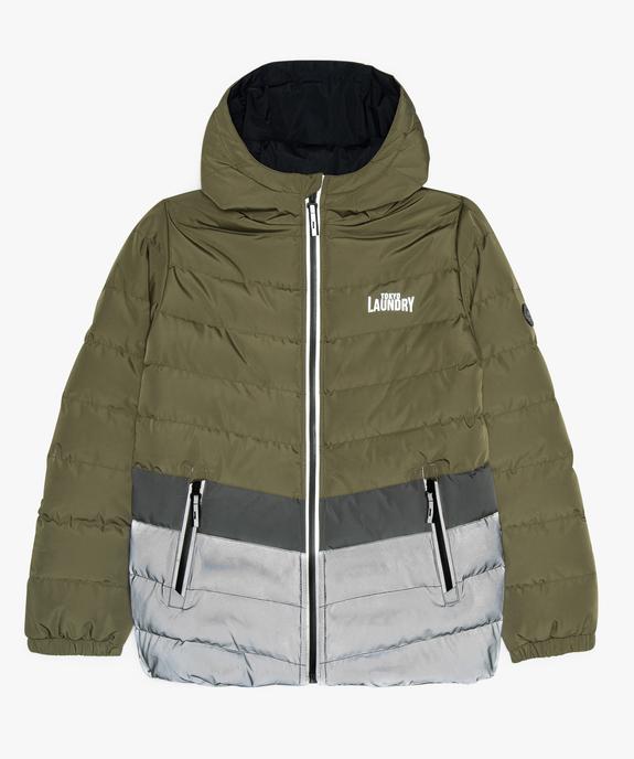 Blouson garçon matelassé tricolore à capuche - Tokyo Laundry vue1 - AUTRES MARQUES - GEMO