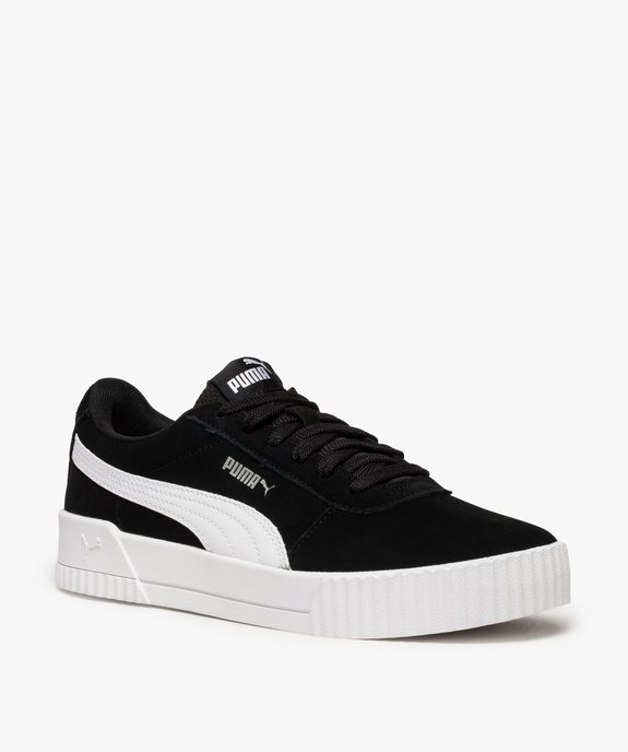 Baskets femme bicolores dessus cuir avec semelle épaisse– Puma vue2 - PUMA - GEMO