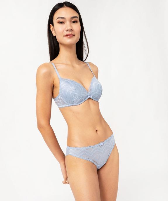 Culotte en dentelle femme vue3 - GEMO(HOMWR FEM) - GEMO