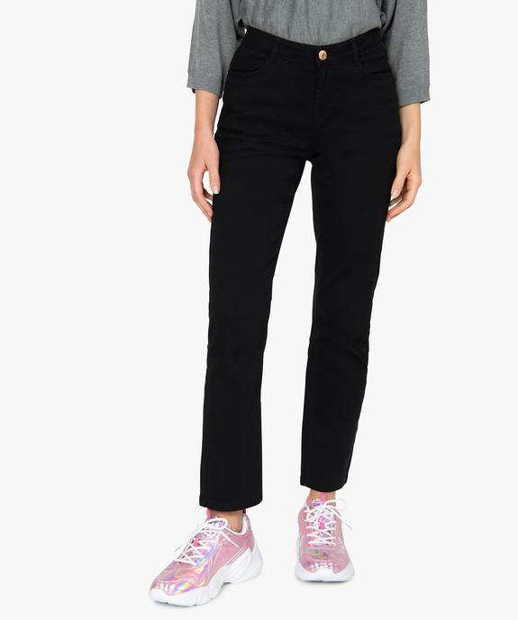 Jean femme coupe regular taille normale vue1 - GEMO (JEAN) - GEMO