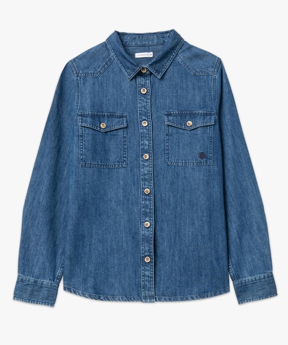 Chemise en jean épaisse femme - LuluCastagnette vue4 - LULUCASTAGNETTE - GEMO