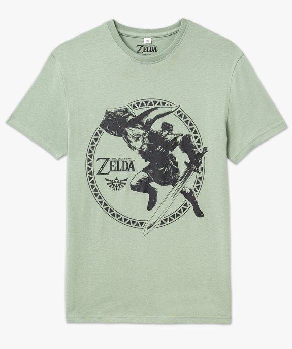 Tee-shirt manches courtes avec motif Zelda homme - Nintendo vue3 - ZELDA - GEMO