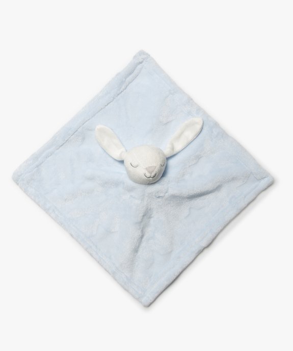 Doudou plat lapin en maille extra douce vue2 - GEMO (ACCESS) - GEMO
