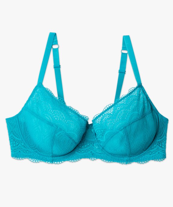 Soutien-gorge emboitant à armatures en dentelle grande taille vue4 - GEMO(HOMWR FEM) - GEMO