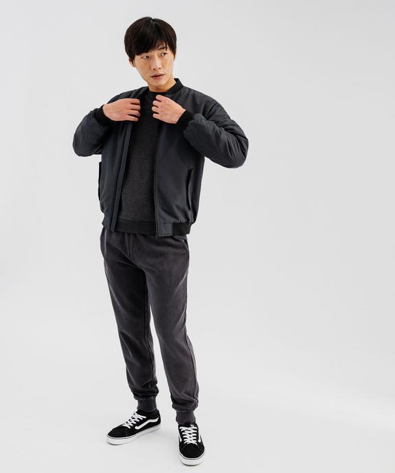 Pantalon de jogging avec intérieur bouclette homme vue4 - GEMO (HOMME) - GEMO