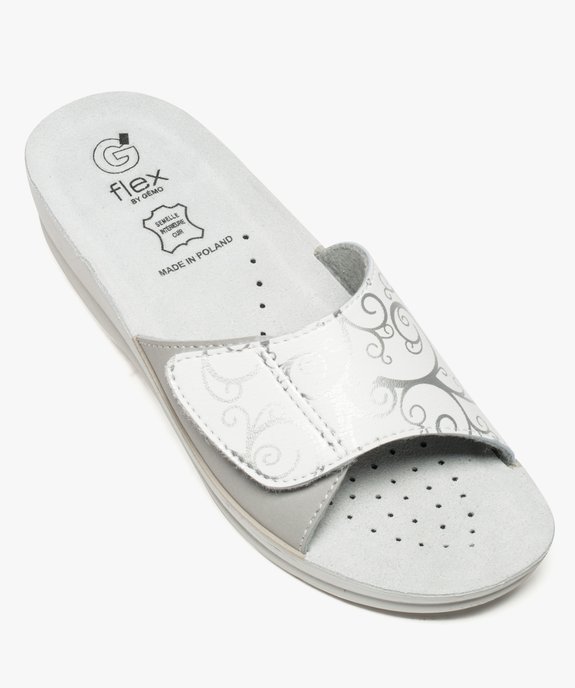 Mules confort femme à large bride scratch - Cloggy vue5 - GEMO (EQUIPT) - GEMO