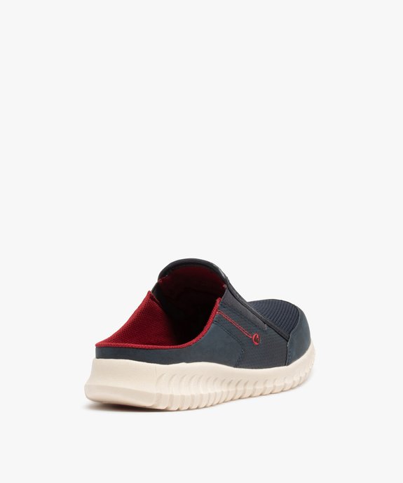 Mules homme confort dessus mesh - Wellness vue4 - WELLNESS - GEMO