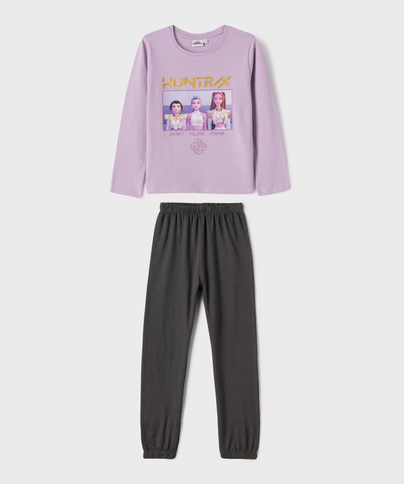 Pyjama bicolore à motif fille - K-Pop Demon Hunters vue1 - KPOP DEMON HUNTERS - GEMO