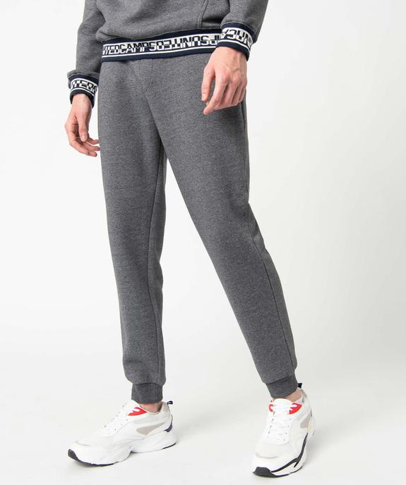 Pantalon de jogging homme avec ceinture imprimée – Camps United vue2 - CAMPS UNITED - GEMO