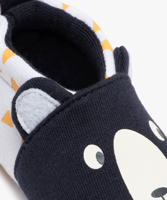 Chaussons de naissance bébé garçon ourson vue6 - GEMO 4G BEBE - GEMO