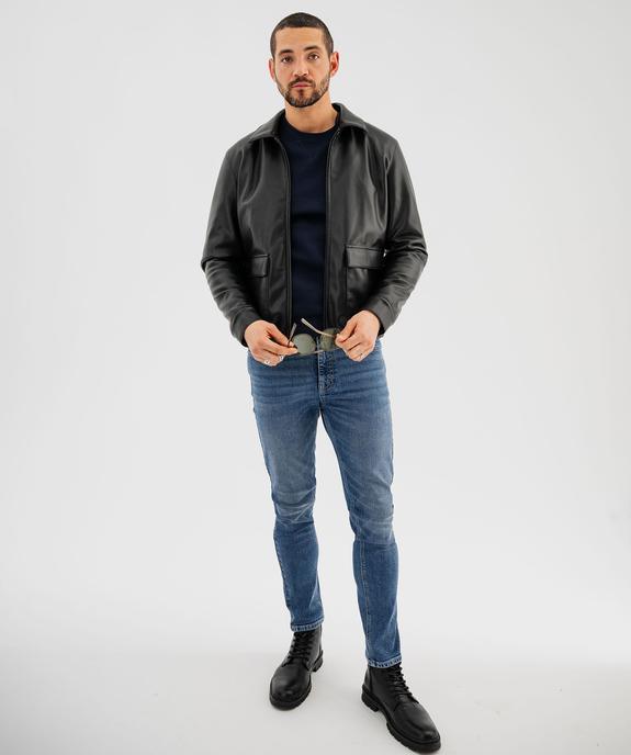 Sweat en molleton doux homme vue4 - GEMO 4G HOMME - GEMO