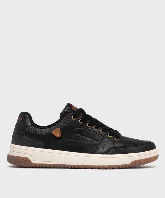 Baskets de ville avec col en denim homme - Urban Steps vue1 - URBAN STEPS - GEMO