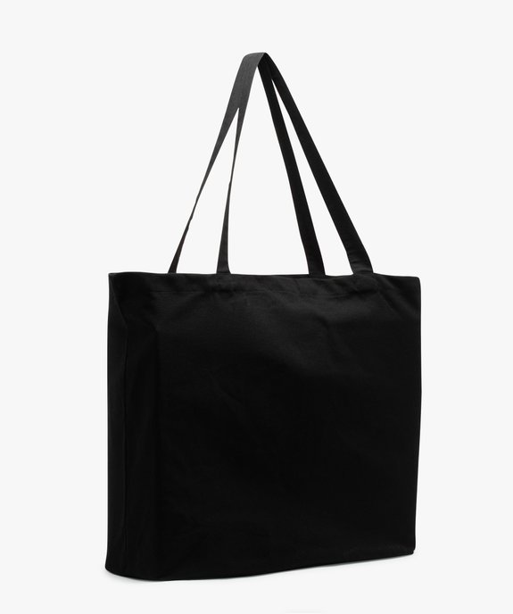 Tote bag à message grand format femme vue2 - GEMO (ACCESS) - GEMO