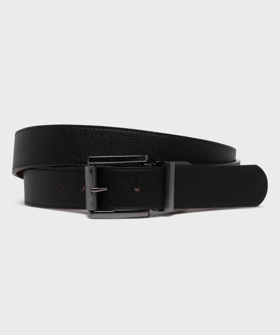 Ceinture réversible en cuir imitation homme vue1 - GEMO (ACCESS) - GEMO