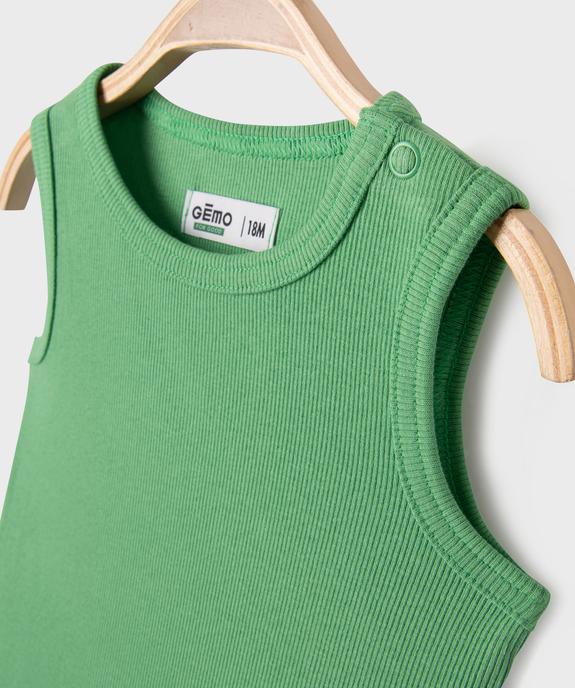 Débardeur en maille côtelée bébé garçon vue2 - GEMO(BEBE DEBT) - GEMO