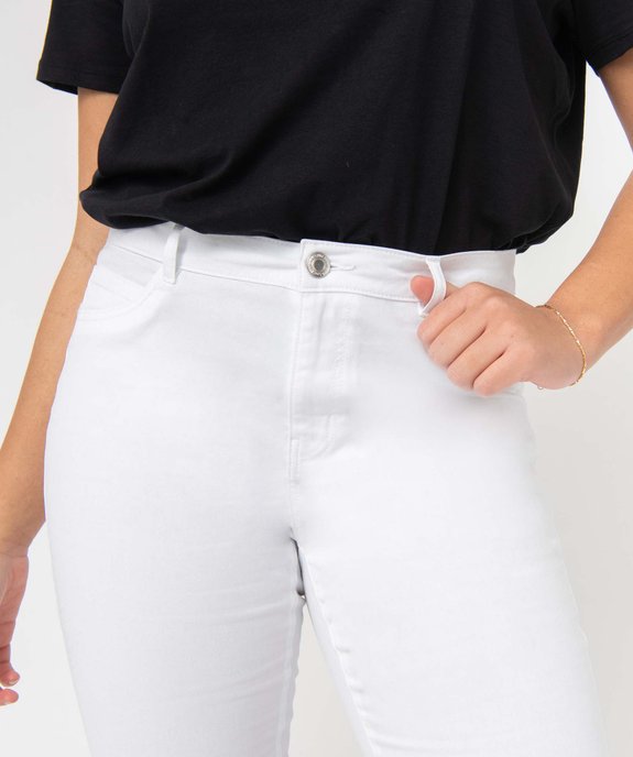 Pantalon femme en toile denim coupe Slim vue6 - GEMO 4G FEMME - GEMO