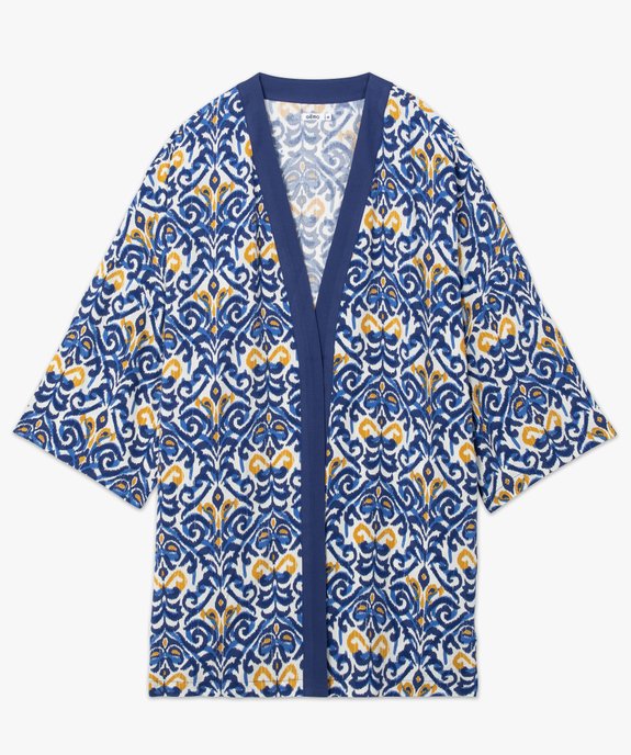 Veste femme grande taille imprimée à manches courtes vue4 - GEMO (G TAILLE) - GEMO