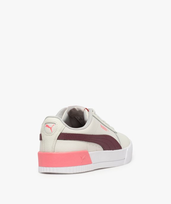Baskets femme dessus cuir à lacets - Puma Carina L vue4 - PUMA - GEMO