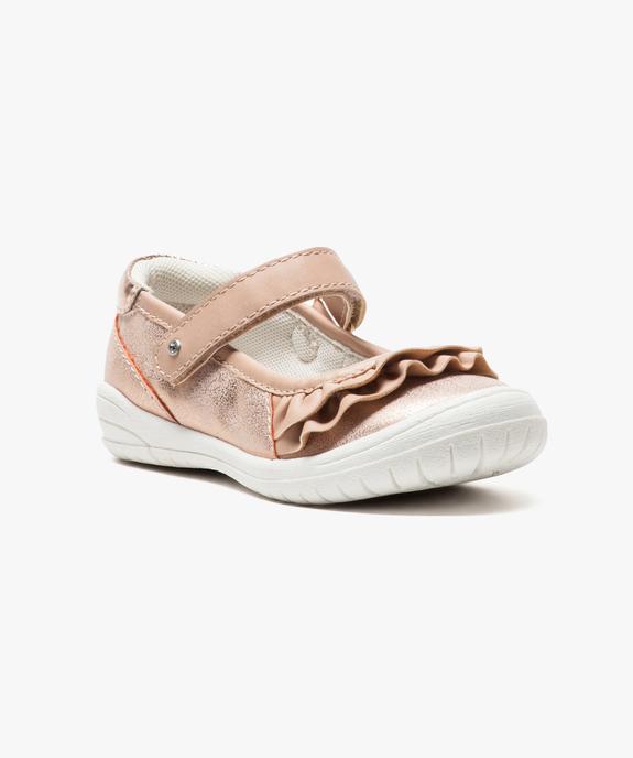Babies bicolores avec fermeture scratch vue2 - GEMO (ENFANT) - GEMO