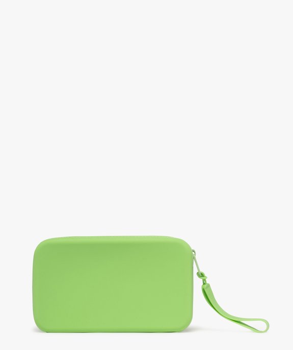 Trousse à maquillage zippée en silicone avec dragonne vue1 - GEMO (ACCESS) - GEMO