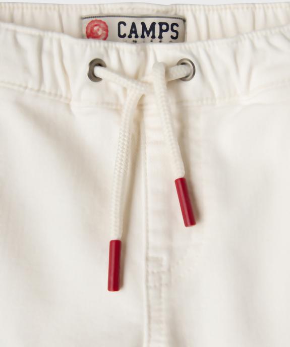Pantalon jogger cargo taille élastique garçon - Camps United vue3 - CAMPS - GEMO