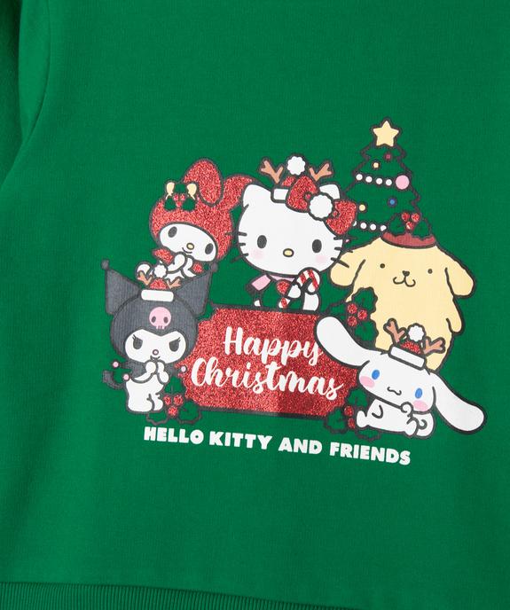 Sweat spécial Noël avec motif pailleté fille - Hello Kitty vue2 - HELLO KITTY - GEMO