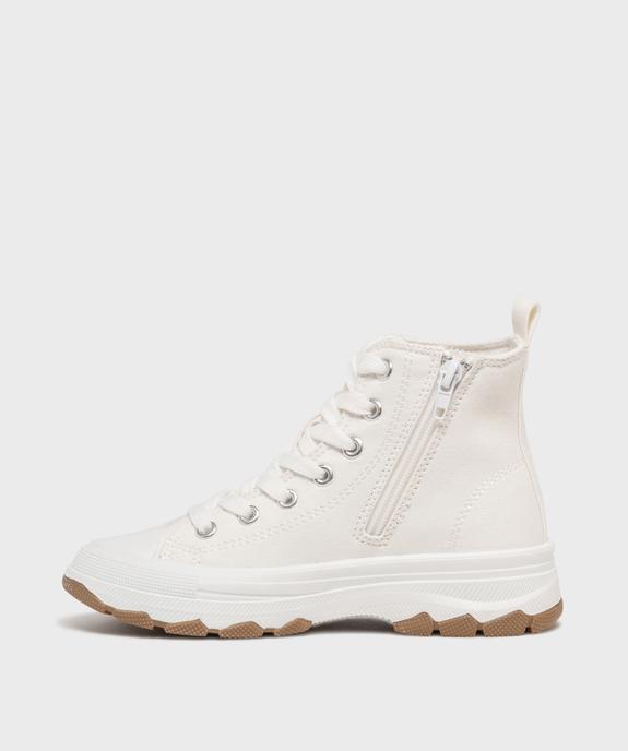 Baskets montantes en toile sur semelle épaisse fille - Lovely Wings vue3 - LOVELY WINGS - GEMO