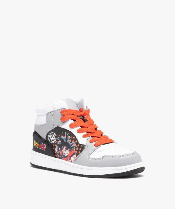 Baskets garçon mid-cut à lacets et à zip - Dragon Ball Z vue2 - DRAGON BALL Z - GEMO