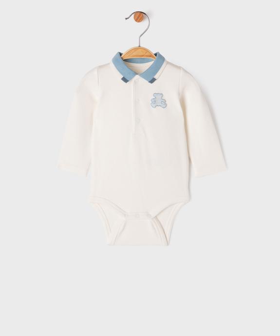 Ensemble 2 pièces jean et body bébé garçon - LuluCastagnette vue3 - LULU CASTAGNETT - GEMO