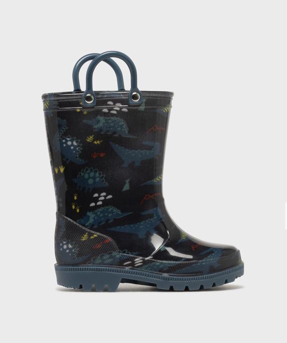 Bottes de pluie à motifs dinosaures à anses garçon - 5 Miles vue1 - 5 MILES - GEMO