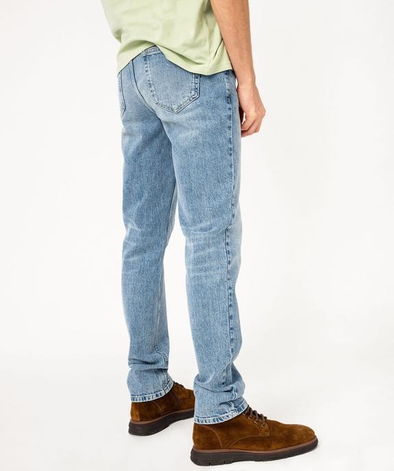 Jean coupe Slim délavé homme vue3 - GEMO (HOMME) - GEMO